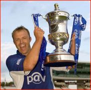 Chris Adams after winning the C&G Final v Lancashire, Lord's