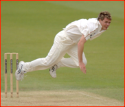 James Anderson bowling