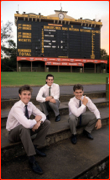 Greg Blewett, Jason Gallian & Justin Langer, Adelaide Academy, Australia.