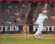 Out...Ian Botham, 1992 World Cup Final, Melbourne, Australia.