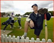 Gloucestershire coach John Bracewell