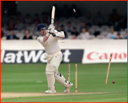 Vince Clarke bowled, 1998 NW Final, Lord's