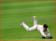 Stand-in wicket keeper John Crawley