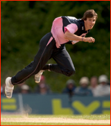 Steven Finn bowling