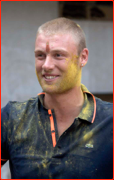 Andrew Flintoff, Holy Day, Mumbai, India.