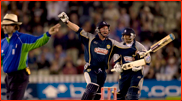 Darren Stevens celebrates the win, Twenty20 Final, 2007