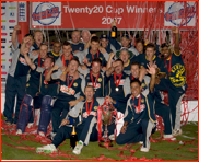 Kent celebrate winning the 2007 Twenty20 Final