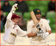 Shane Watson is caught by wicket keeper Niall O'Brien