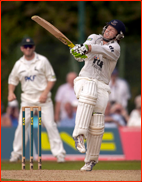 Ed Joyce during his century v Nottinghamshire at Horsham