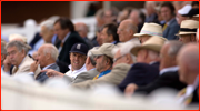 England's Graeme Swann waiting to return to the field. Lord's, London.