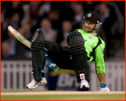 Mark Ramprakash break-dancing at the crease