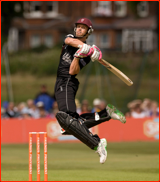 Nick Compton bats, v Kent, FP T20, Beckenham, 2010