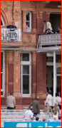 Home dressing room window shattered, Lord's, 2011