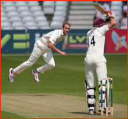 Stuart Broad bowling