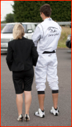 Trend setter Steven Finn, sponsors day out, Gaydon.