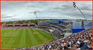 The new pavilion, 3rd Test v India at Edgbaston, 2011