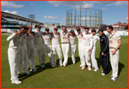 Surrey celebrate promotion, 2011