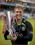 Rory Hamilton-Brown with the CB40 trophy, 2011