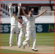 Tim Murtagh appeals as Gareth Batty is lbw, 2012