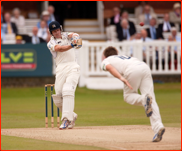 Joe Denly off the bowling of Luke Wright, Lord's, 2012