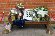 Tom Maynard memorial bench at the Oval, 2012