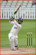 Captain Jim Troughton bats v Sussex, Edgbaston, 2012