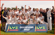 Celebrations on winning the 2012 County Championship