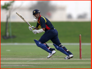 Rahul Dravid batting, MCC v Sussex, Dubai, UAE
