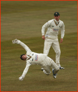 Chris Read fields against Middlesex, Trent Br., 2013