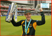 Captain Read celebrates, 2013 YB40 Final v Glamorgan, Lord's