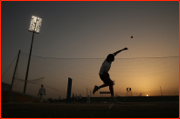 Monty Panesar in Abu Dhabi nets, MCC v Durham, 2014