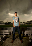 Bowler Steven Finn at Lord's