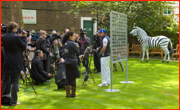 England captain Andrew Strauss talks to the media at Lord's