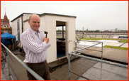 Pat Murphy & the BBC 'Potting Shed', Edgbaston roof-top