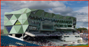 The new pavilion at Headingley