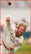 Captain Matthew Hoggard in action