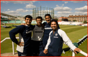 Sourav Ganguly, Rahul Dravid, Anil Kumble, Sachin Tendulkar, Oval, London.