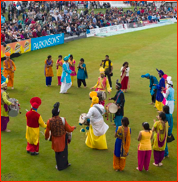 Indian dancers and musicians at Canterbury, 2011