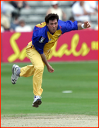 Ronnie Irani bowling