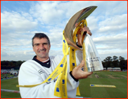Captain Steve James after winning the NUL in 2002
