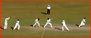 James Kirtley bowled Muttiah Muralitharan to win the Colombo Test Match.