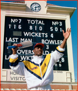 Brian Lara after his record-breaking 501, 1994