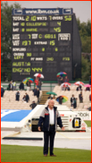 Head Groundsman Peter Marron surveys the weather