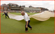 Head Groundsman Peter Marron in a familiar setting