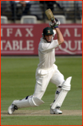 Kevin Pietersen during his maiden first class century