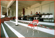 The overflow press box, Derby