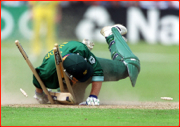 Jonty Rhodes in. 1999 World Cup, Leeds, England.