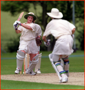 Australia's Karen Rolton bats.