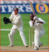 Alec Stewart & Chris Lewis on opposite sides