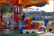 Children's rides at the curtain raising Twenty20 match